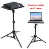 UKCOCO Projector Stand Tripod with Tray : Laptop Tripod Stand Adjustable Height from 15.94 to 44.88 Inch for Office Home Stage, 43.23X14.54X14.54in (Black) view 2