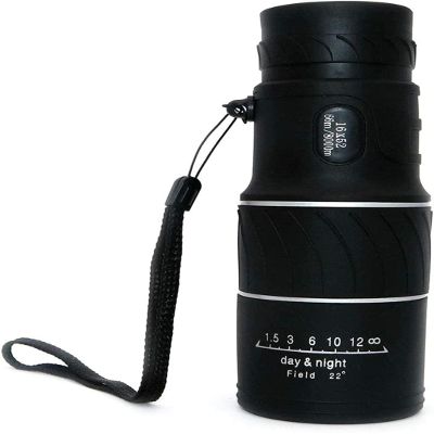 16x52 Monocular Telescope, High Optical Monocular, MFC Green Film, Portable Light WeightTelescope Waterproof for Birdwatching, Traveling, Fishing, Football Games Outdoor Concert
