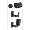 AsrMyjcx PA Speaker Wall Mount Wall Mount Bracket 35mm Mounting Hole Telescopic Length Easy Installation Support Stand for Office KTV view 2
