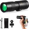 10-300x40mm HD Monocular Telescope for Adults, Waterproof BAK4 HD Monocular Telescope with,Monocular with Smartphone Holder & Tripod, for Bird Watching Camping view 1
