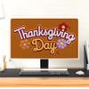Baocicco Thanksgiving Day Waterproof 32 Inch Anti-Static Dust proof LCD/LED/HD Wool Funny Design Harvest Autumn Flowers Antistatic Water Resistant Television Cover for 32 Inch TV LED LCD OLED view 4