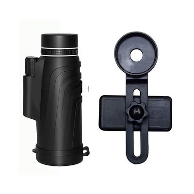 15x60 Powerful Small Portable Monocular with Smart Phone Adapter,High Power Vision for Adult,for Bird Watching,Wildlife,Concert,Sporting Gam