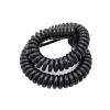 Black Multi 2/3/4/6/8 Core Wire Spring Spiral Cable Pins 0.2mm0.5mm1.5mm Power Cord Can Extend The Tensile Wires(6 Core,Stretch 2.5 Meter_24 AWG 0.2MM) view 1
