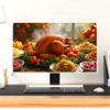 Baocicco Happy Thanksgiving Turkey Waterproof Television Cover 32 Inch Grateful Food Pumpkins Harvest Water Proof Anti-Static TV Covers for Screen 32 Inch TVs LED LCD OLED Decorations view 4