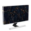 Baocicco Navy Blue and Gold Marble Screen TV Cover 32 Inch Ornamental Anti-Static LCD-Silky HD Panel Dust Protective Sleeve Compatible with iMac LCD LED PC, Desktop and Home 32 Inch TV view 1