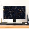 Baocicco Navy Blue and Gold Marble Screen TV Cover 32 Inch Ornamental Anti-Static LCD-Silky HD Panel Dust Protective Sleeve Compatible with iMac LCD LED PC, Desktop and Home 32 Inch TV view 4
