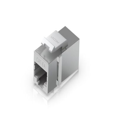 Ubiquity Cat6A Keystone Coupler, 12-Pack  Model UACC-Keystone-Coupler-C6A  High-Performance Shielded RJ45 Pass-Through Couplers for Cat6A Ethernet Cable Integration