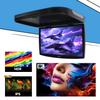 22'' Car Overhead Monitor Screen Display LED Vehicle Flip Down Roof Mount Console HDMI TV Player view 2
