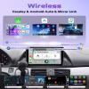 4Core 4G+128G Android 15 Car Stereo Radio for Honda Odyssey 2005-2010, Rimoody Wireless Carplay Andorid auto Mirror Link 10'' INCELL Touchscreen GPS WiFi Bluetooth 5.0 FM/RDS EQ-32 SWC Backup Camera view 2