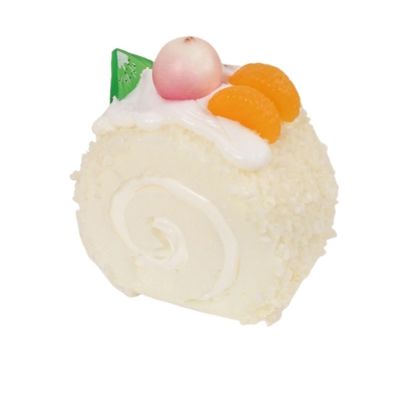 JDXQBLD Artificial Food Models Realistic Cute Fake Cake for Display Roll Cake Model Photography Props for Bakery Display Fake Dessert for HomeF 6 * 4 * 7CM
