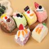 JDXQBLD Artificial Food Models Realistic Cute Fake Cake for Display Roll Cake Model Photography Props for Bakery Display Fake Dessert for HomeF 6 * 4 * 7CM view 3