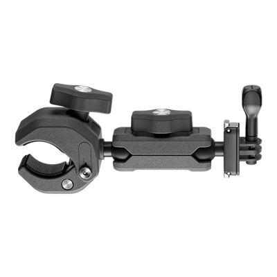 Whltzf Motorcycle Handlebar Camera Holder Double Ball Joint Adjustable Angles Heavy Duty Clamp Camera Mount for Sports Double Ball Head Action Mount