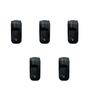 5pcs APX1000/APX2000/APX4000 Single Knob Dust Cover, Black Plastic Side Connector Port Protector for Two-Way Radio Accessories view 1
