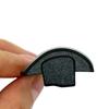 5pcs APX1000/APX2000/APX4000 Single Knob Dust Cover, Black Plastic Side Connector Port Protector for Two-Way Radio Accessories view 3