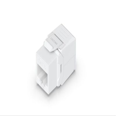 Ubiquity Cat6 Keystone Jack, 12-Pack Model UACC-Keystone-Jack-C6 Toolless Flush-Mount RJ45 Termination for 2326AWG Cat6 Ethernet Cabling (Compatible with UACC-Rack-Panel-Patch-Blank-24)
