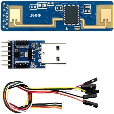 JMT HK-LD2410D 24G Human Presence Detection Module Millimeter-Wave Ra DAR Perception Switch Smart Sensor 0.75M Distance Measurement (Module Kit)