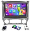 4+64G Android 15 Radio for Chevy Silverado GMC Sierra 2014-2018, 10.1" Touchscreen for Silverado Car Stereo, Wireless CarPlay/Android Auto, 5GHz WiFi, Bluetooth 5.0, EQ, GPS, 1280 * 720, Backup Camera view 1