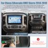 4+64G Android 15 Radio for Chevy Silverado GMC Sierra 2014-2018, 10.1" Touchscreen for Silverado Car Stereo, Wireless CarPlay/Android Auto, 5GHz WiFi, Bluetooth 5.0, EQ, GPS, 1280 * 720, Backup Camera view 2
