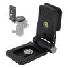 Tangxi DSLR Camera L Bracket, Foldable L Shaped Tripod Quick Release Plate with 1/4" and 3/8" Thread, Vertical Horizontal Switching view 2