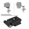 Tangxi DSLR Camera L Bracket, Foldable L Shaped Tripod Quick Release Plate with 1/4" and 3/8" Thread, Vertical Horizontal Switching view 3
