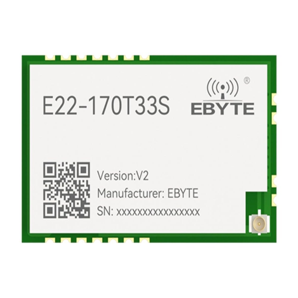 170MHz LoRa RF Module E22-170T30/33S Wireless Transmitter Receiver UART DIP 30-33dBm Long Range SMA-K Antenna (170M SMD 33dbm)