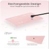 Spotelo [ Apple Mfi Certified ] Wallet Tracker Card Works with Apple find My(iOS Only) Tracking Card, Rechargrable Smart Tracker, 1.7mm IP68 Waterproof Item Locator for Luggage, Passport, Bags-Pink view 4