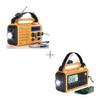 Mesqool Emergency Radio Hand Crank Solar, AM/FM/SW NOAA Weather Radio, Yellow 5000mAh/18500mWh Dial & Digital view 1