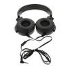 POPETPOP Portable Over Ear Headset with Noise Reduction Microphone for Computer and Laptop Wired High Sensitivity Music Headphone with Breathable Comfortable Design Black view 1