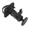 BONKZEBU Fish Finder Mount Base, Universal 360 Rotation Ball Mount, Fish Finder Bracket Round Base Electronic Fish Finder Holder forGarmin, Heavy Duty Fish Finder Mount Stainless Steel view 1