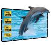 16:9 4K HD Indoor Outdoor Projector Screen, Portable Foldable Anti-Crease Projector Movies Screens for Home Theater, 160 Viewing Angle view 1