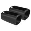 2-Pack Black Silicone Cover for EufyCam S330  Weatherproof Camera Protection, Easy Install & Stealth Concealment for Eufy Cam 3 view 1