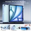 TiMOVO Case for New iPad Air 13 inch (M4/M3/M2-2026/2025/2024) with Pencil Holder, Slim Stand Protective Cover with Clear Transparent Back Shell for iPad Air 13 inch, Auto Wake/Sleep, Sunny Sky Blue view 3