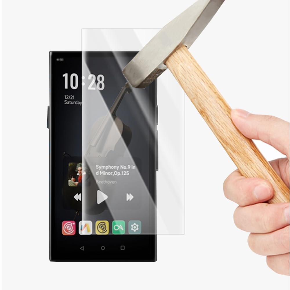 AudioPartner 9H Premium Scratch-Proof Protective Screen Protector Tempered Glass Film for Hiby R6 ProII 2023 RS8 R8 New R6 2020 RS6 R3 Pro MP3 Player (R8 II 1pc)