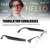 AI Translator Smart Glasses, 150 Languages Real Time Simultaneous Translation, Smart Sunglasses with Built in Mic and Speaker for Traveling view 3