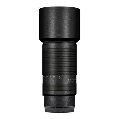 Camera Skin Wrap Lens Skins Protector Anti-Scratch Coat Wrap Cover Sticker for Tamron 70-300mm F4.5-6.3 fit for Nikon Mount 70 300 (Leather Black)