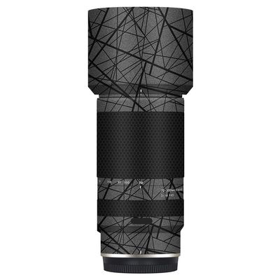 Camera Skin Wrap Lens Skins Protector Anti-Scratch Coat Wrap Cover Sticker for Tamron 70-300mm F4.5-6.3 fit for Nikon Mount 70 300 (Cross Gray)