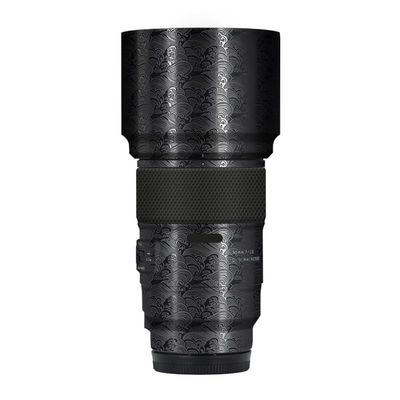 Camera Lens Sticker for Tamron 90mm F2.8 fit for Sony Mount Macro Coat Wraps Film Protective Vinyl Decal Skin 90 2.8(Wave Black)