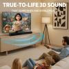 LARKSOUND 2.2 CH Soundbar for Smart TV, 2-in-1 Detachable Sound Bar for TV, Gaming Monitor, Surround Sound System, Bluetooth 5.3/HDMI-ARC/Optical/AUX Connections view 2
