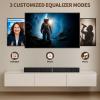 LARKSOUND 2.2 CH Soundbar for Smart TV, 2-in-1 Detachable Sound Bar for TV, Gaming Monitor, Surround Sound System, Bluetooth 5.3/HDMI-ARC/Optical/AUX Connections view 4