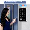 AccessShield Access Control System with Tuya IP68 Waterproof RFID Keypad+Power Supply +Switch +15pcs 13.56MHz ID Keyfobs+ (Electric Lock) view 3