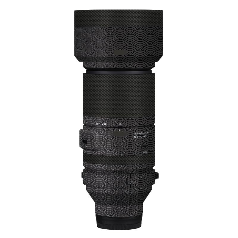 Camera Lens Sticker Coat Wrap Protective Film Body Protector Decal Skin for Tamron 150-500mm F5-6.7 fit for Nikon Z Mount 150 500(Auspicious Clouds Black)
