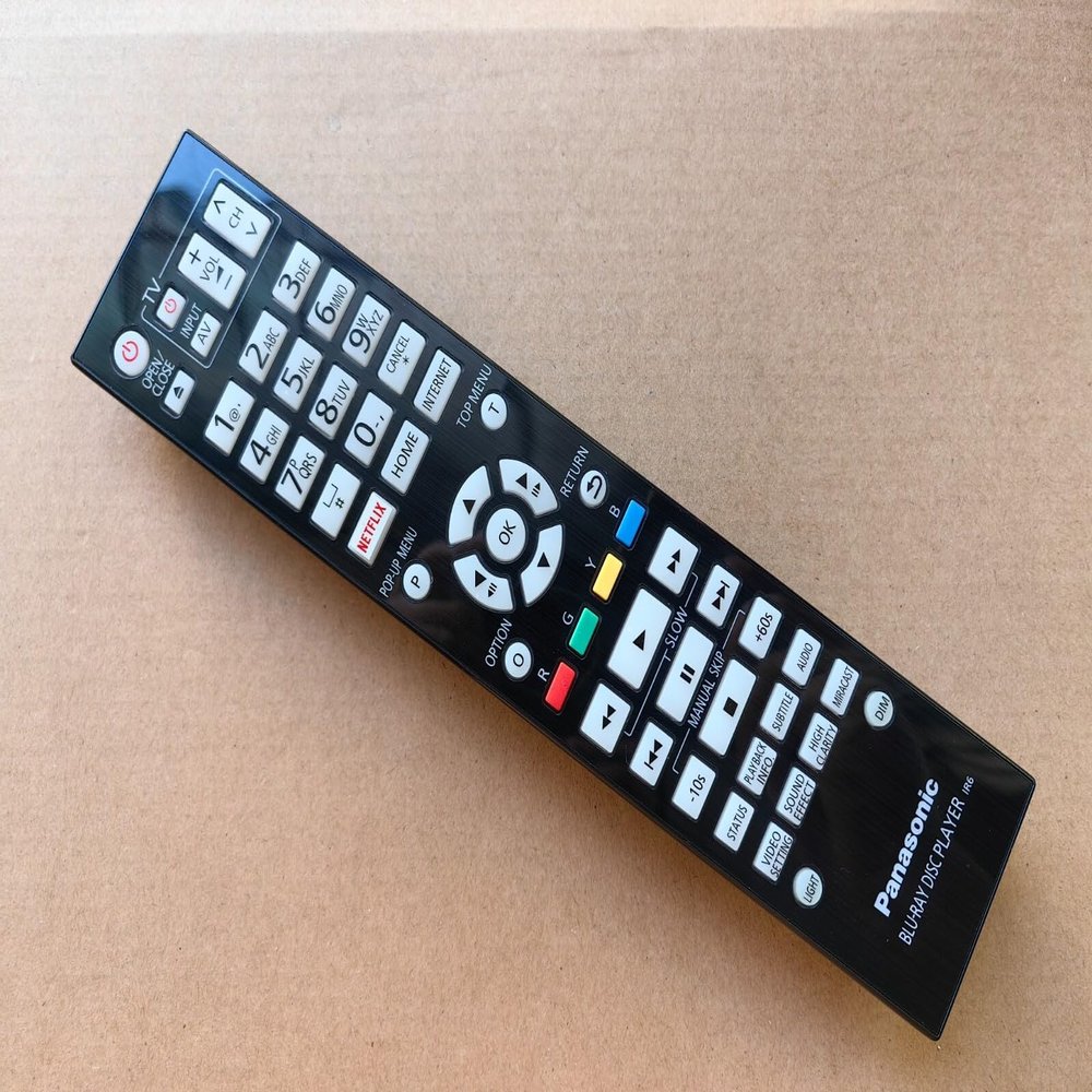 for Panasonic N2QAYA000130 Remote Control Blu-ray Disc Player