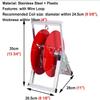 REMYSAOS Foldable Cable Reels Dispenser for Automotive Trunk, Portable Wire Caddy Holder with Single Axle, Cable Caddy Coax for Factory Floors/Warehouses view 4