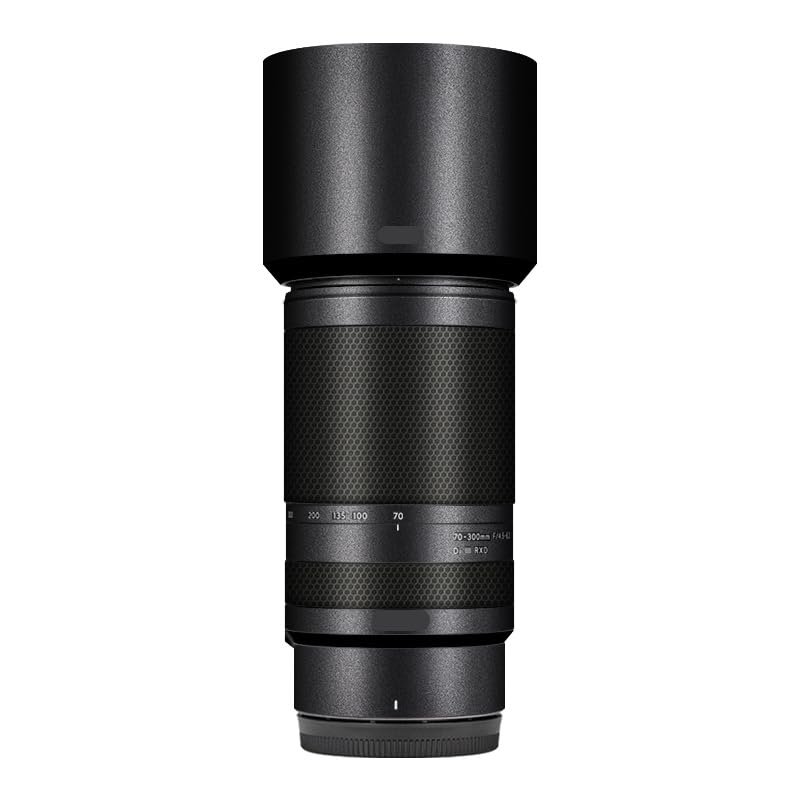 Camera Skin Wrap Lens Skins Protector Anti-Scratch Coat Wrap Cover Sticker for Tamron 70-300mm F4.5-6.3 fit for Nikon Mount 70 300 (Deep Gray)