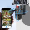 Aeonity Triple-Lens Solar 360 Dome Camera, Solar Security Cameras Wireless Outdoor, Cameras for Home Security, 360 Pan & Tilt Surveillance, 2-Way Audio view 2