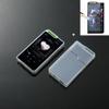 AudioPartner Soft Clear TPU Protective Shell Skin Case Cover and Front Screen Protector Tempered Glass for Hiby R4 (Clear case and Glass) view 2