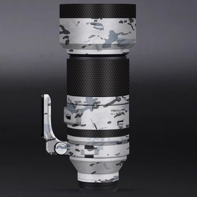 Camera Lens Sticker Coat Wrap Protective Film Body Protector Decal Skin for Tamron 150-500mm F5-6.7 fit for Nikon Z Mount 150 500(Snow Camouflage)