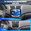 Hikity [4+128G] for Hyundai Accent 2010 2011 2012 2013 2014 2015 2016 Android Car Stereo, 9Incell Touchscreen Radio Wireless CarPlay/Android Auto Bluetooth GPS Navigation WiFi FM/RDS view 2