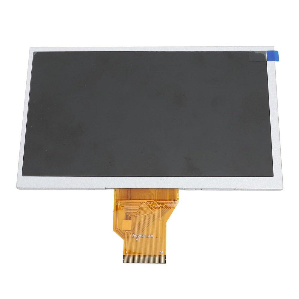 Ymiko 7 Inch LCD Display Module TFT LCD Screen High Resolution 800x480 RGB Interface 50Pin Flexible Horizontal Backlight for Home Appliance Industrial Control