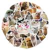 100pcs Cute Cat Stickers | Vinyl Waterproof Kawaii Cat Waterproof Stickers, Luggage, Water Bottles and Decorations view 1